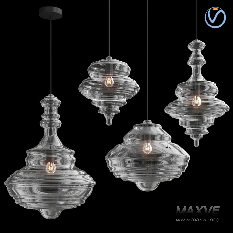 GLASS SUSPENSION PENDANT LAMP - Image 4