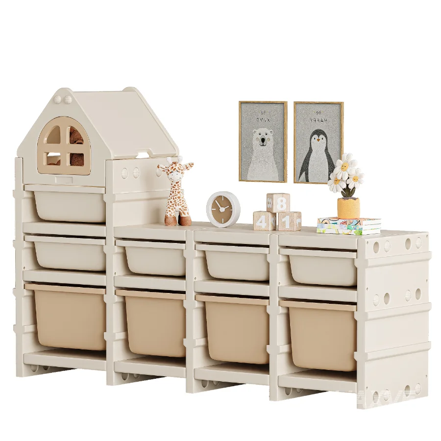 Toy shelving PTSTW9CL 9 boxes - Image 4