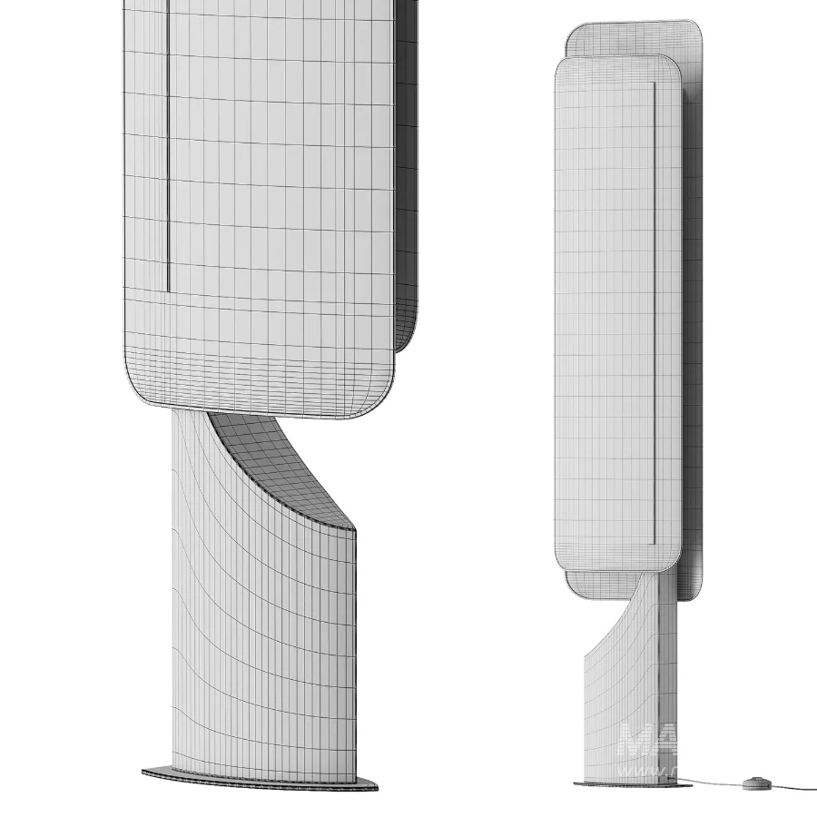 Barrier Linen Floor Lamp - Image 2