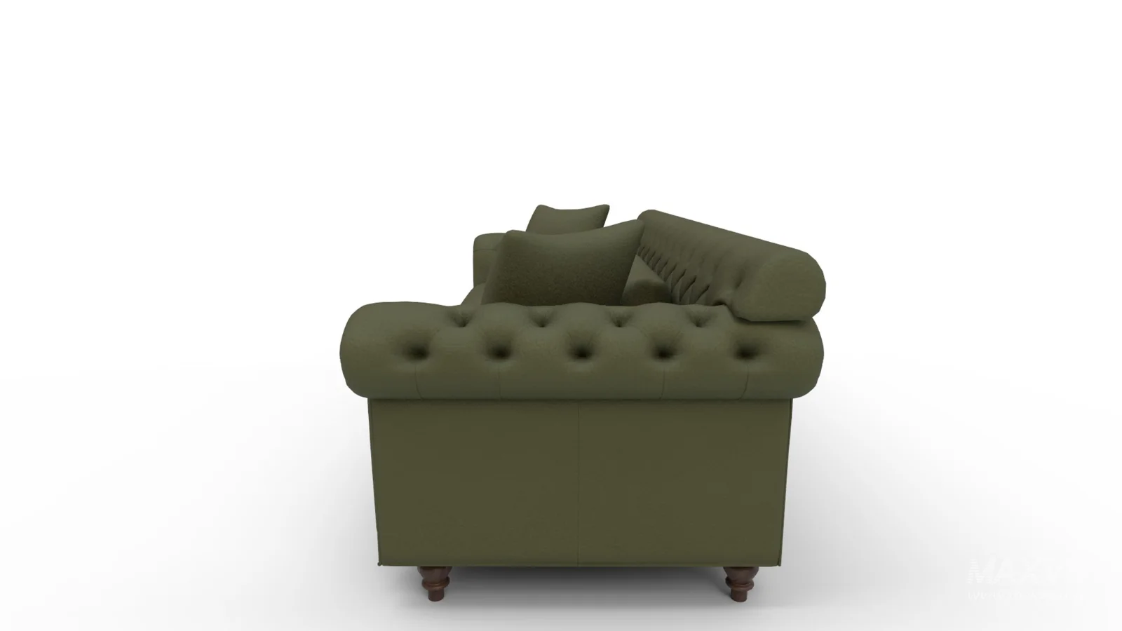 Eva Green Velvet Sofa - Image 6