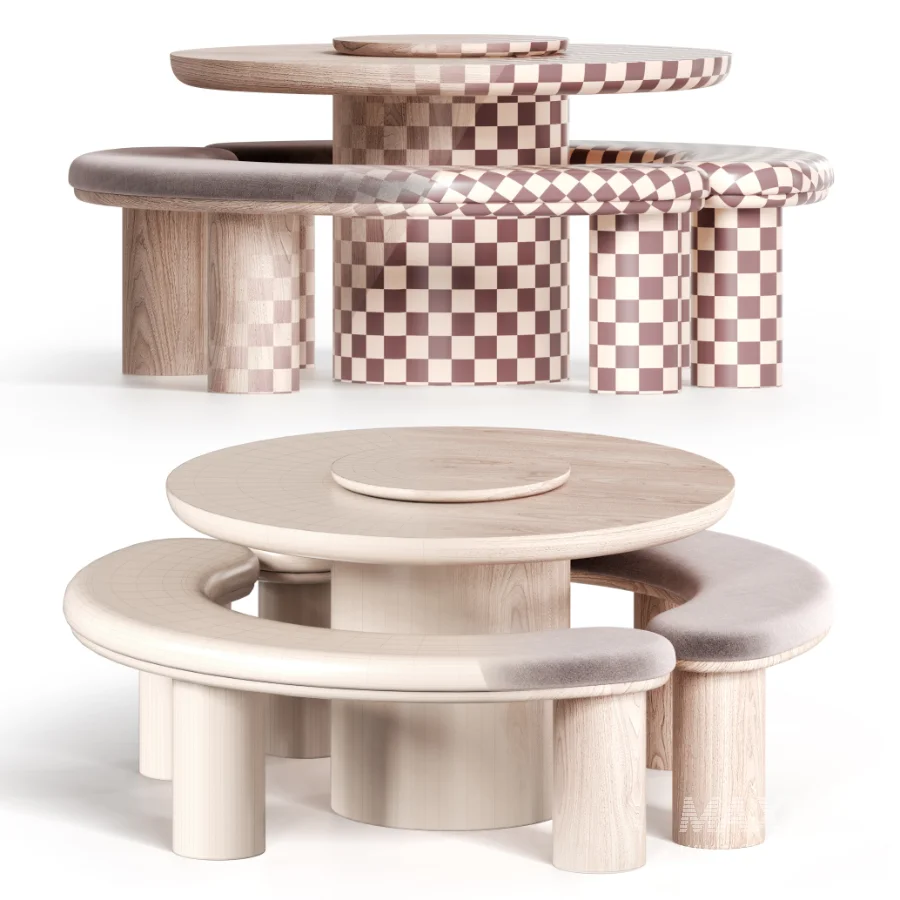 CATALINA Dining Table and Bench - Image 5