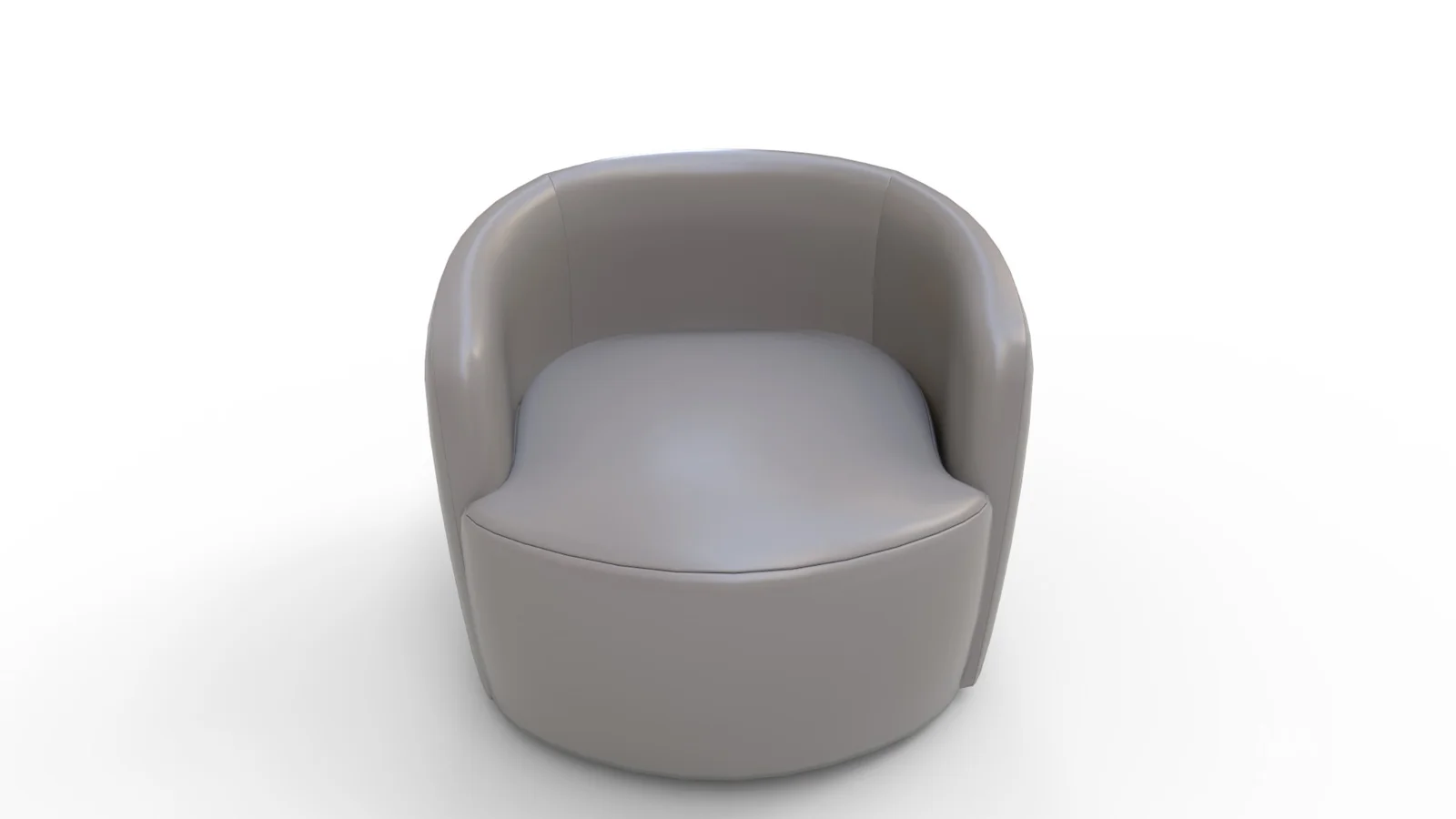 Tub Swivel Chair Sand Velvet - Image 4