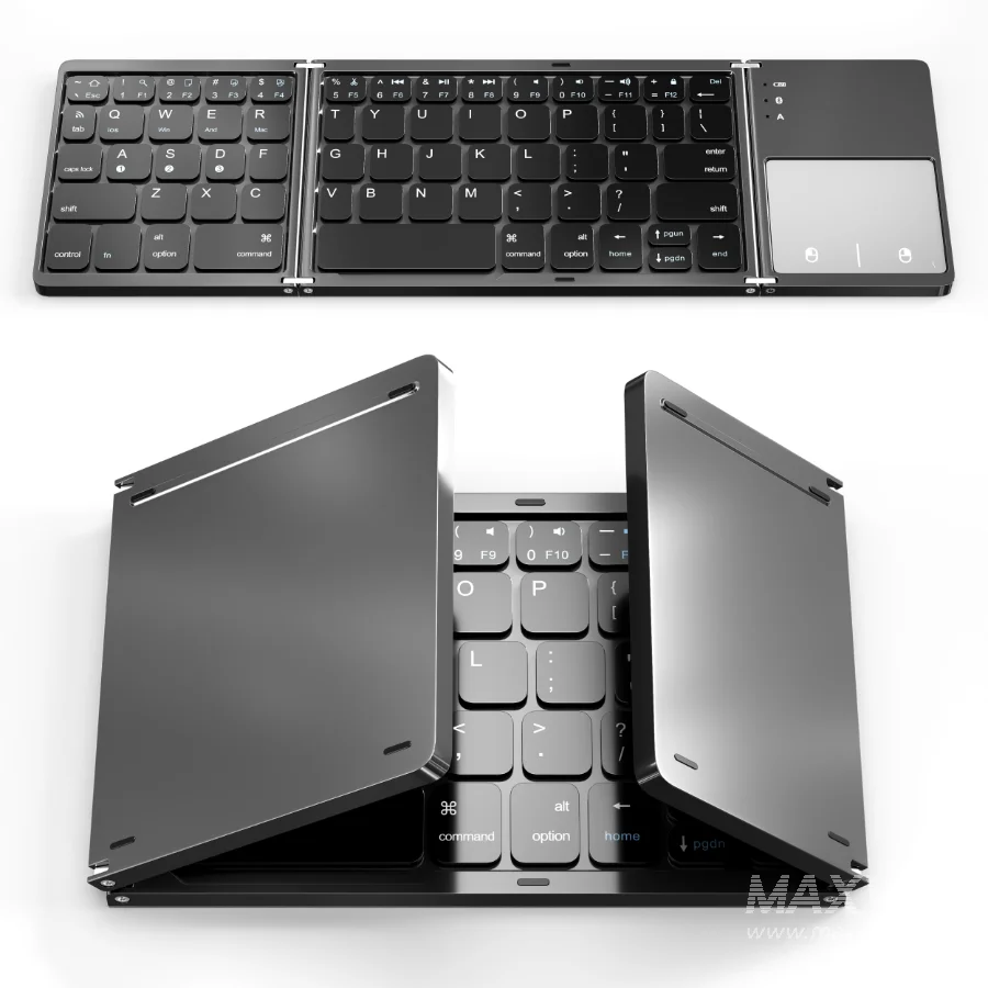 Portable Wireless Bluetooth Folding Keyboard - Image 3