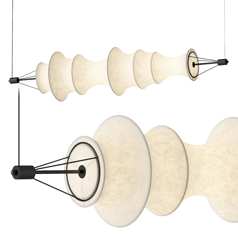 Linna Silk Pendant Lamp - Image 3