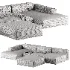 Tofu Sectional Corner Sofa - Thumbnail 5