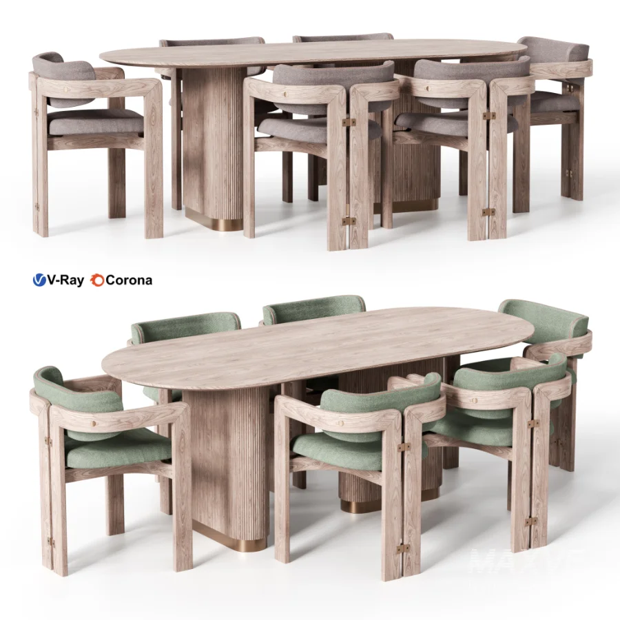 DINING CHAIR AND TABLE - Image 1