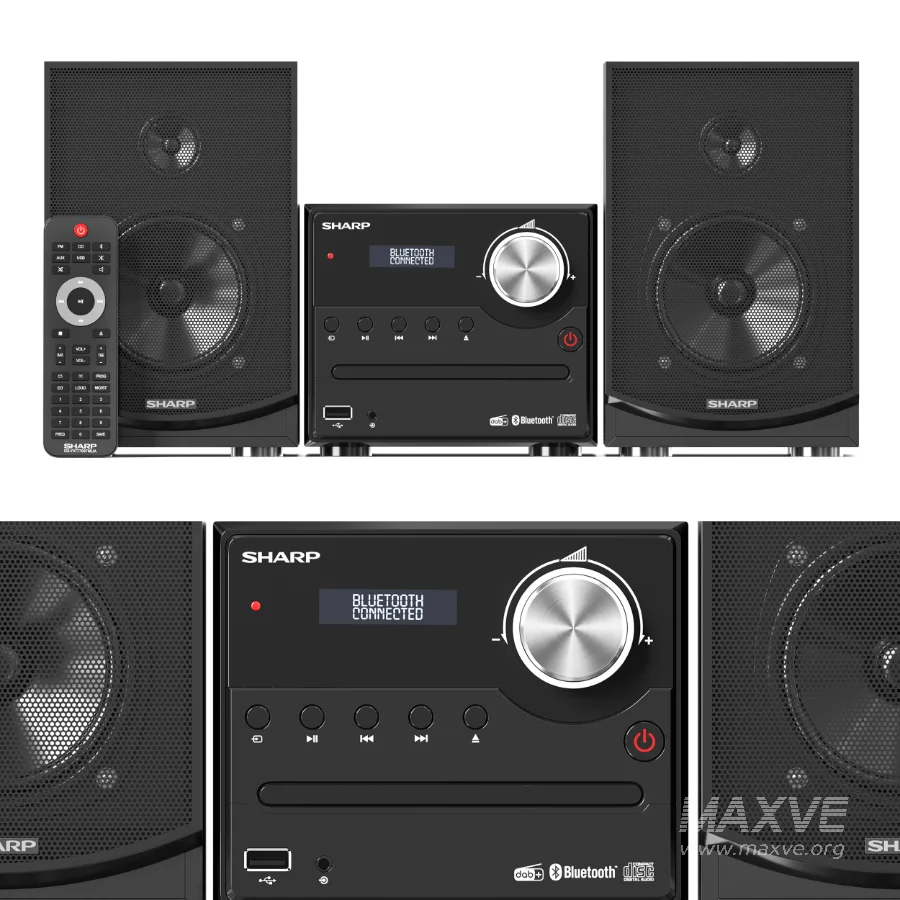 Sharp XL-B512 Wireless & Bluetooth Audio - Image 2