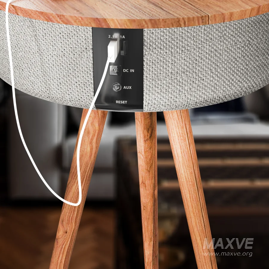 Wooden Smart Side Table - Image 2
