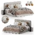 Abbyson Luxe Upholstered Bed - Thumbnail 4