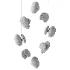 Pebble Linear 06 Chandelier - Thumbnail 1