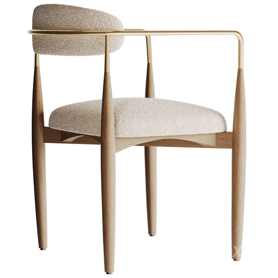 Bradley Chair with Arms by Dantone Home - Image 6