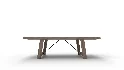 Tuscany Solid Wood Dining Table - Thumbnail 10