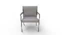 Segur Black Boucle Armchair - Thumbnail 4