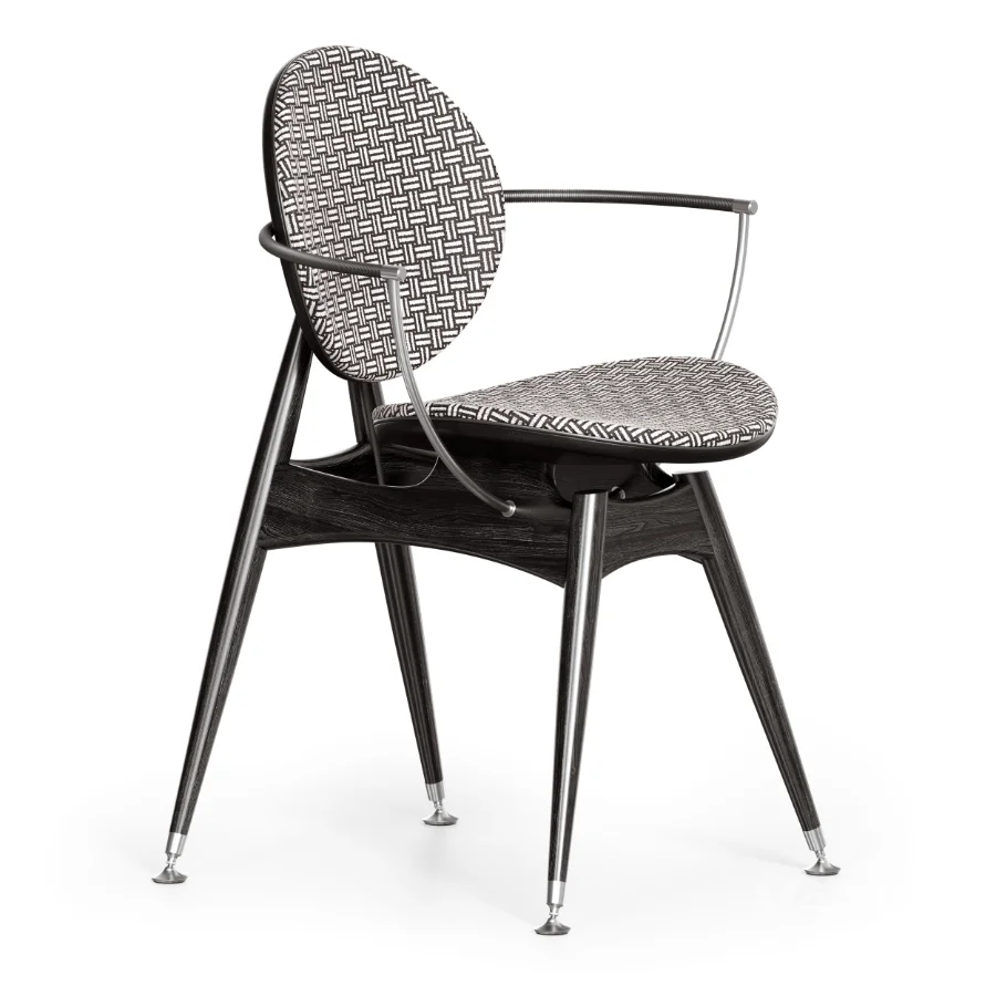 CIRCLE DINING CHAIR WITH ARMRESTS - Image 6