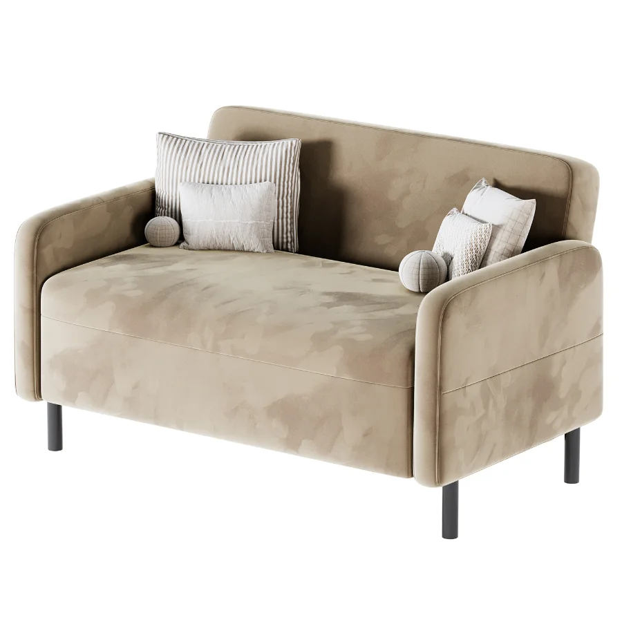 Straight sofa Fils Mini 120 Velvet Terra - Image 1