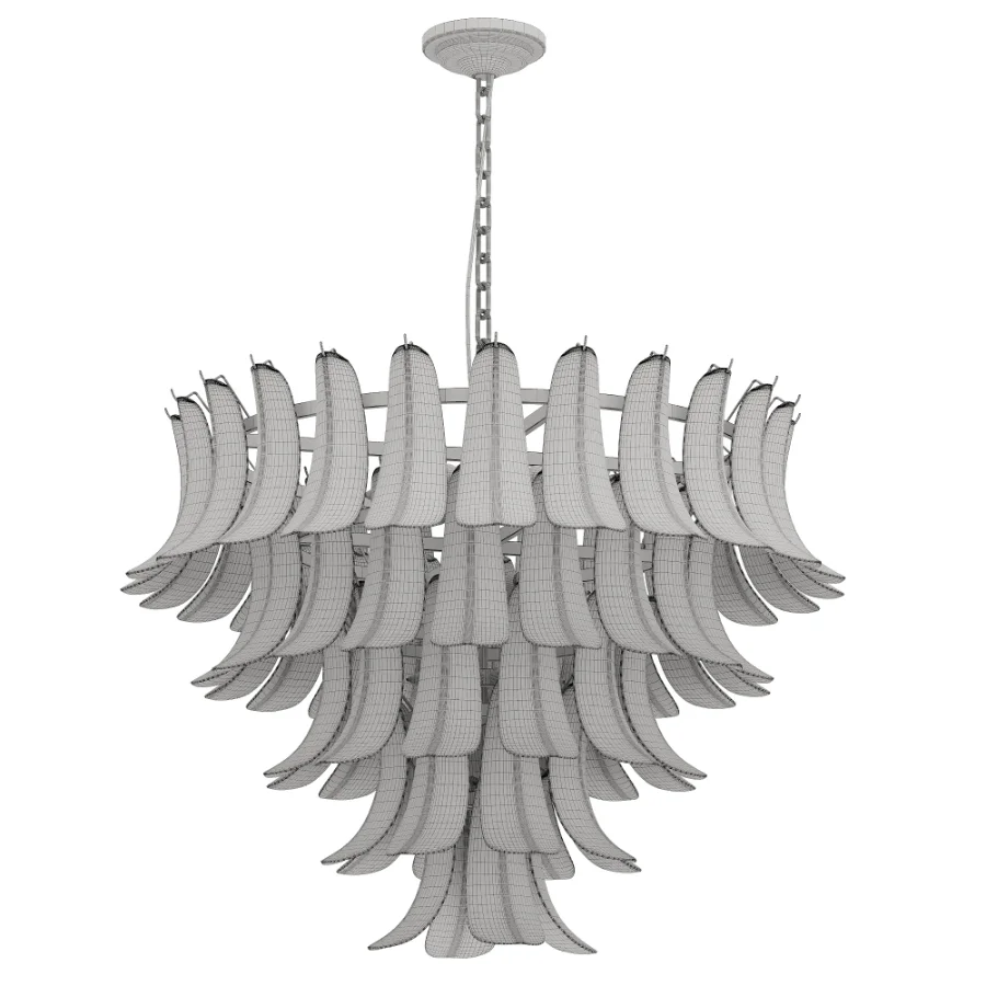 Artisanal Amber Glass Pendant Light - Image 5