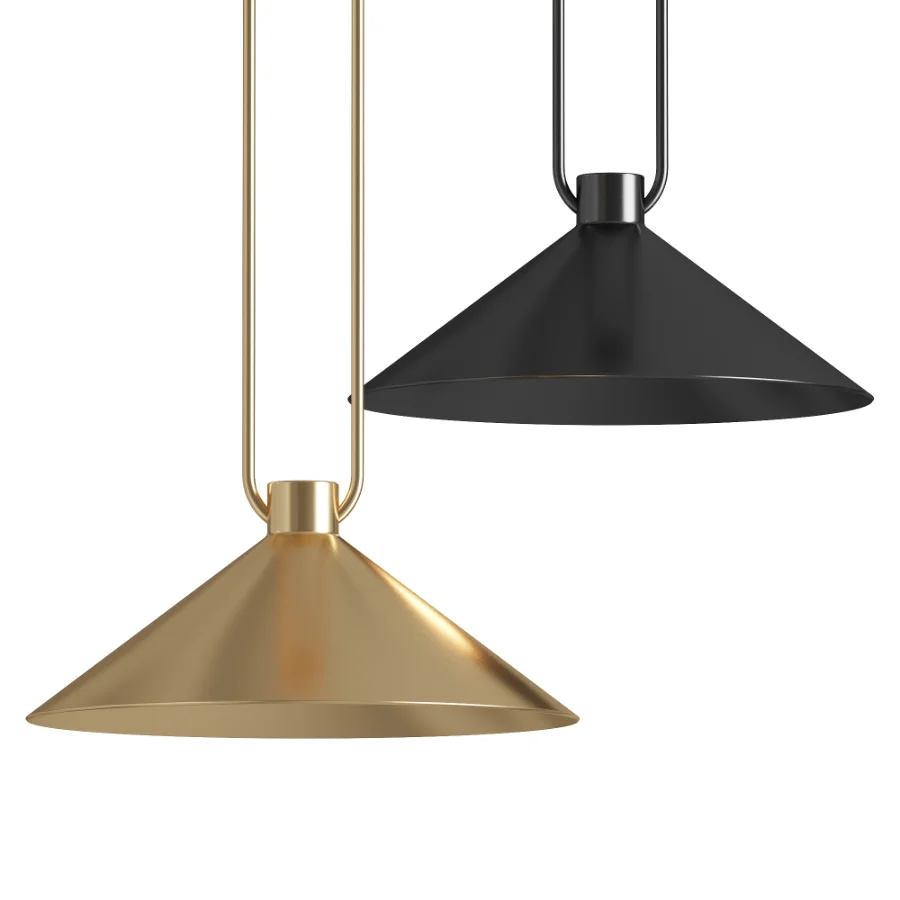 Vaxeuran Industrial Metal Cone Pendant Light - Image 1