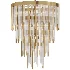 Glam Antique Bronze Waterfall Chandelier - Thumbnail 4