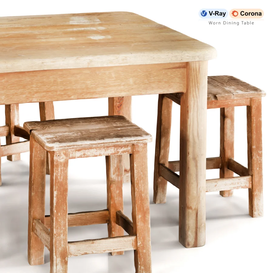 Worn Dining Table - Image 2
