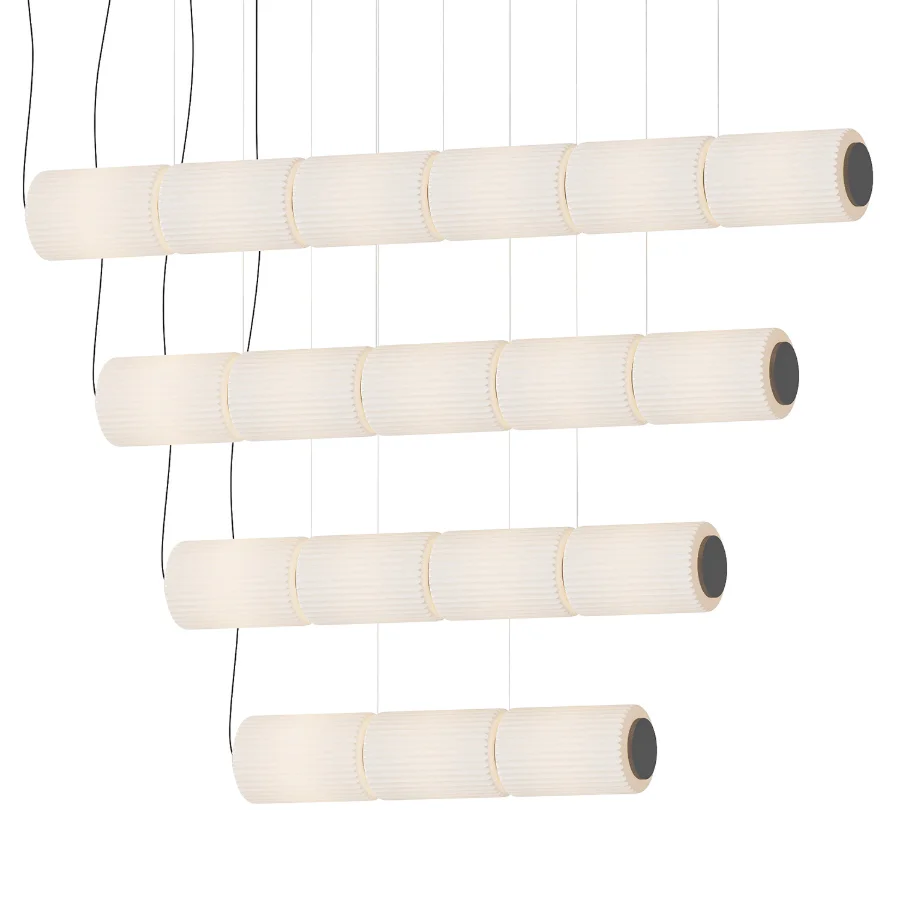 Column Ivory Horizontal Pendant Lamp - Image 1
