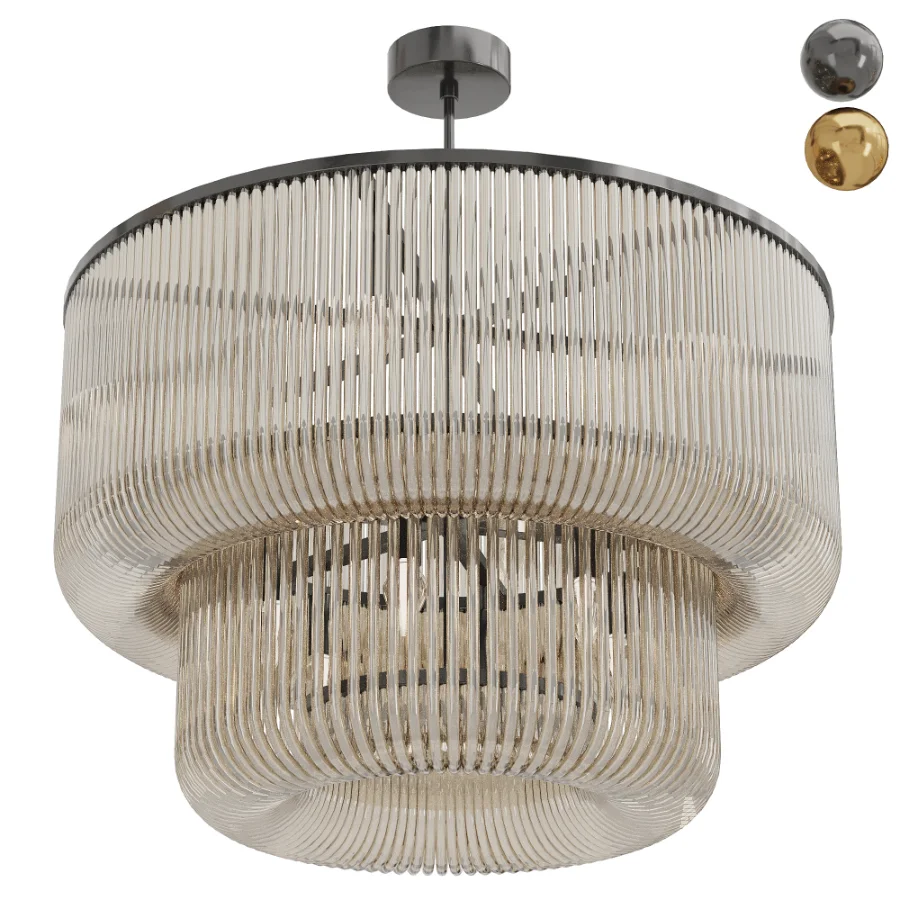 Bovola Glass Rod Chandelier - Image 7