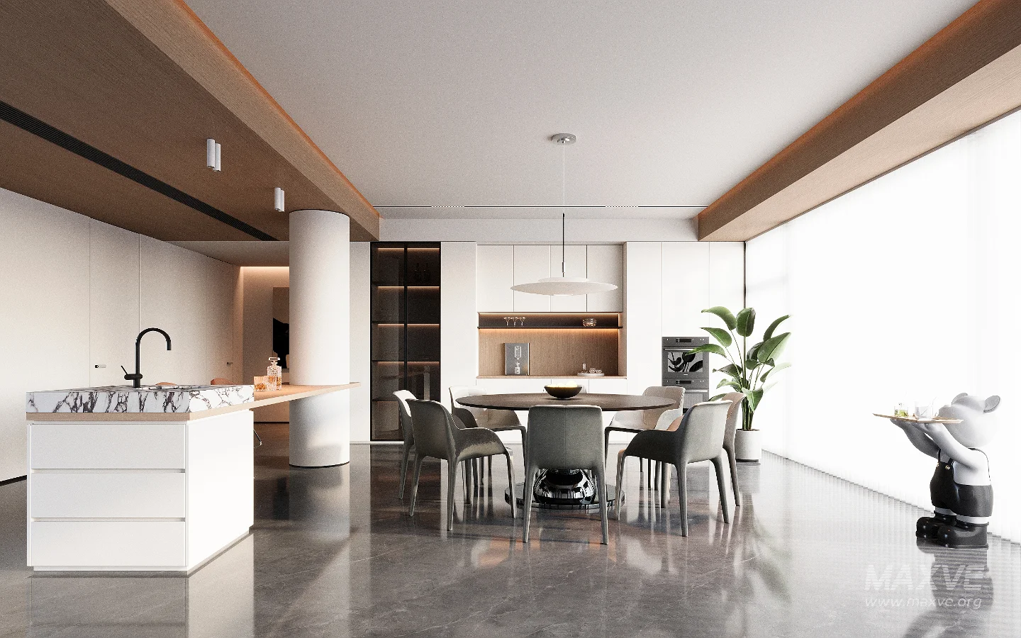 modern dining room - Image 1