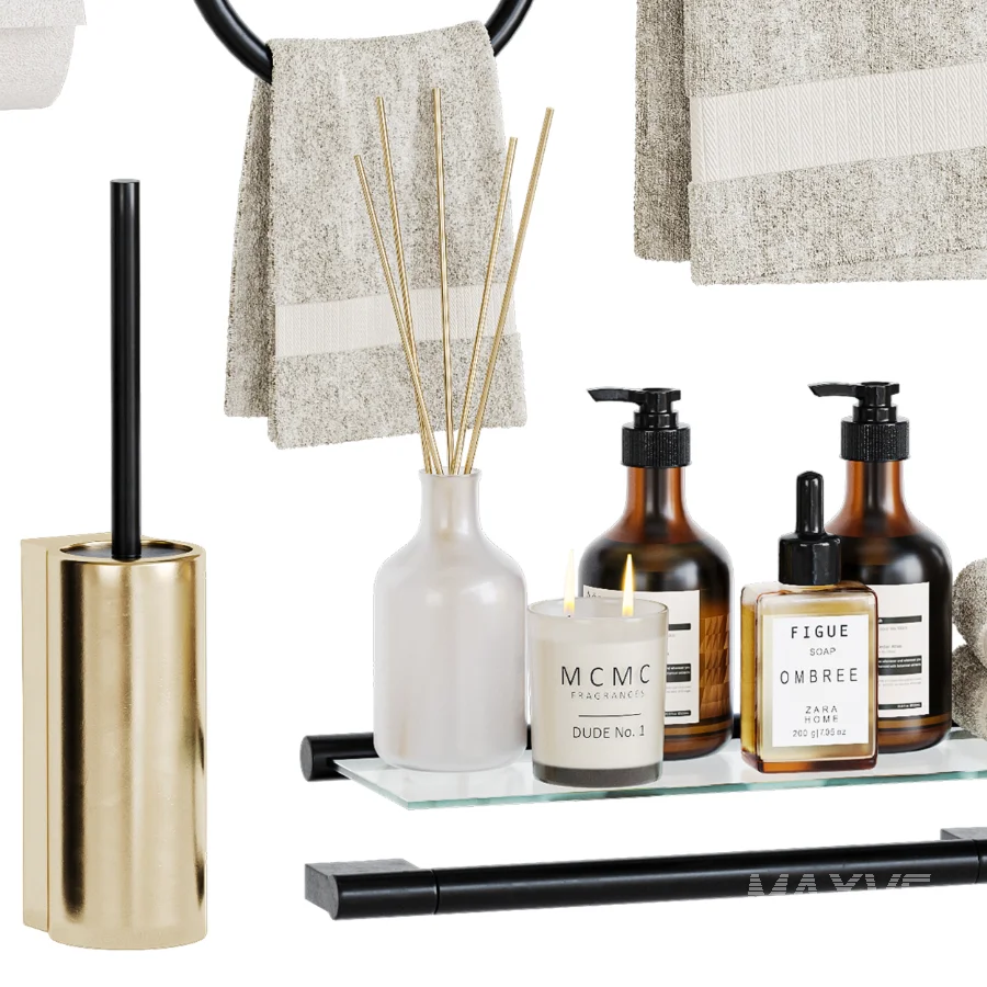 Decorative Bathroom Set 07 - Image 2