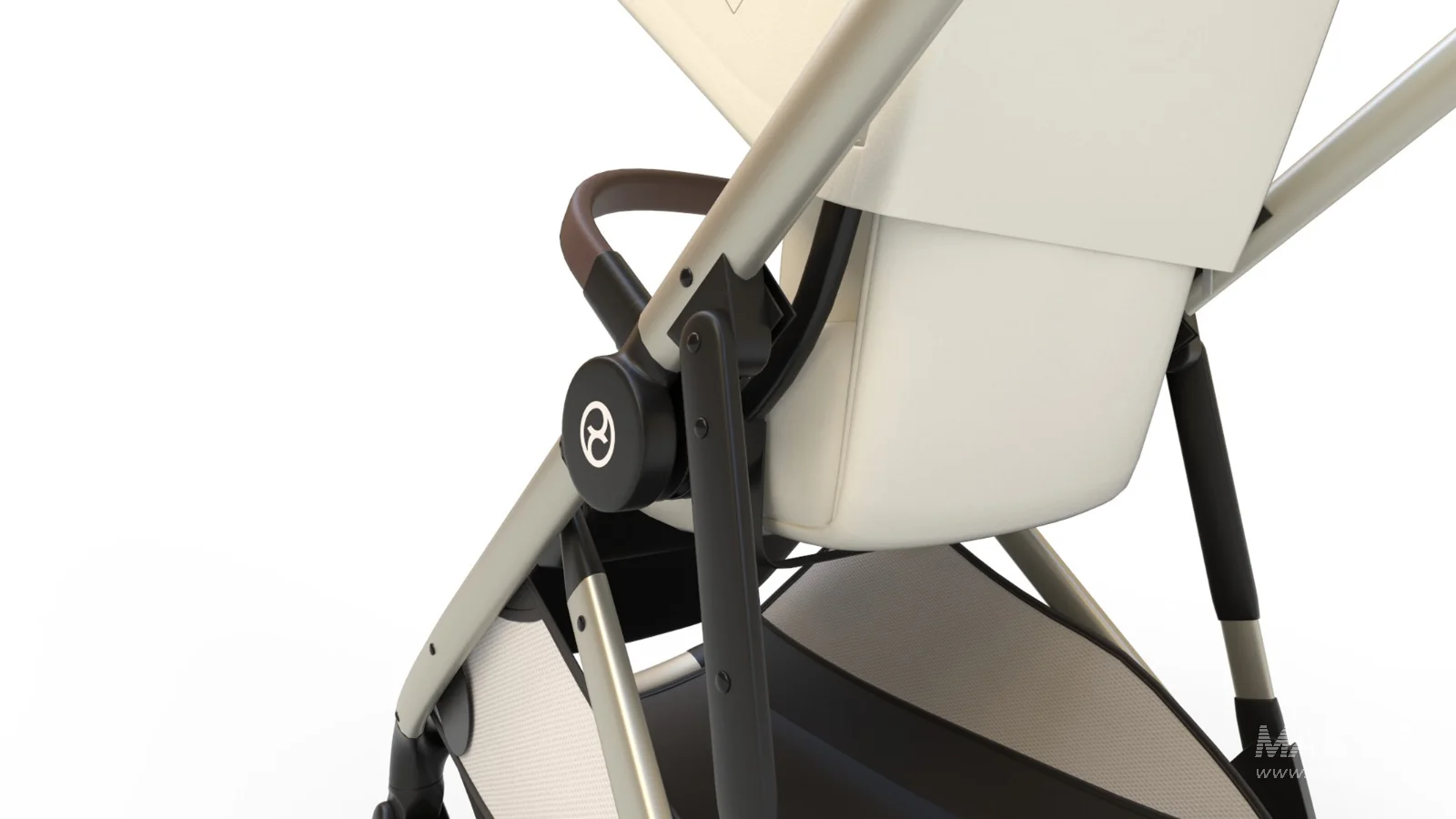 CYBEX Gazelle S Stroller Modular Double Stroller for Infant and Toddler Includes Detachable Shopping Basket - Image 8