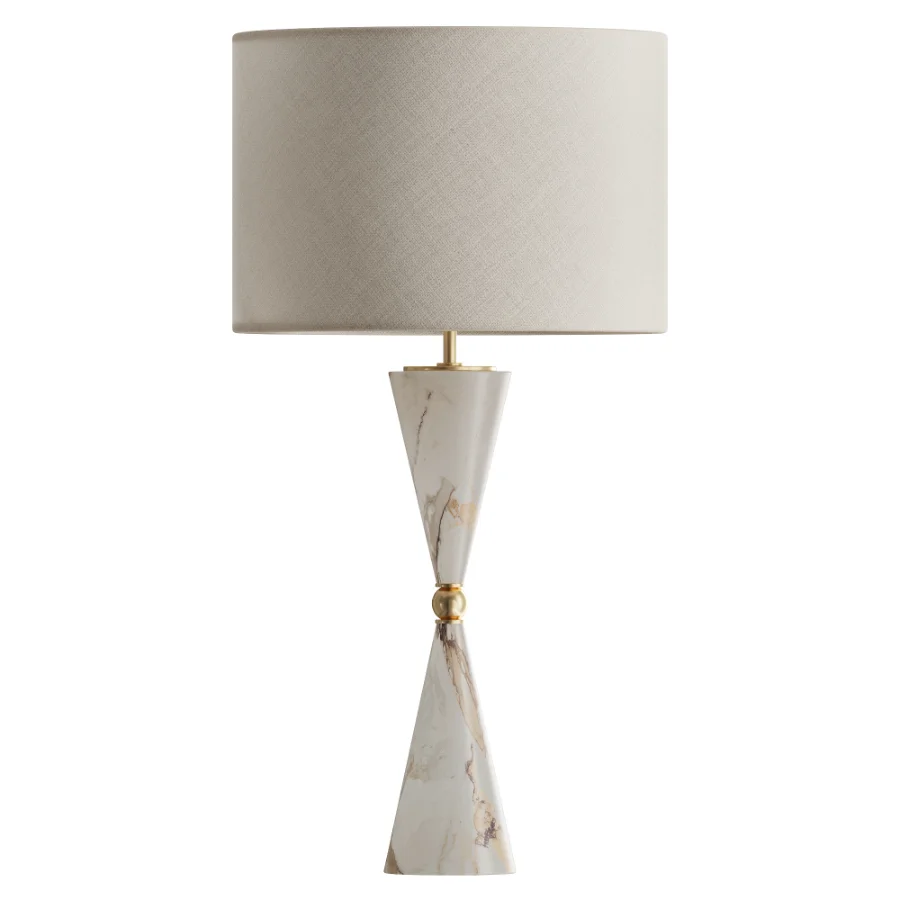 Sculptural Alabaster Table Lamp SILHOUETTE - Image 2