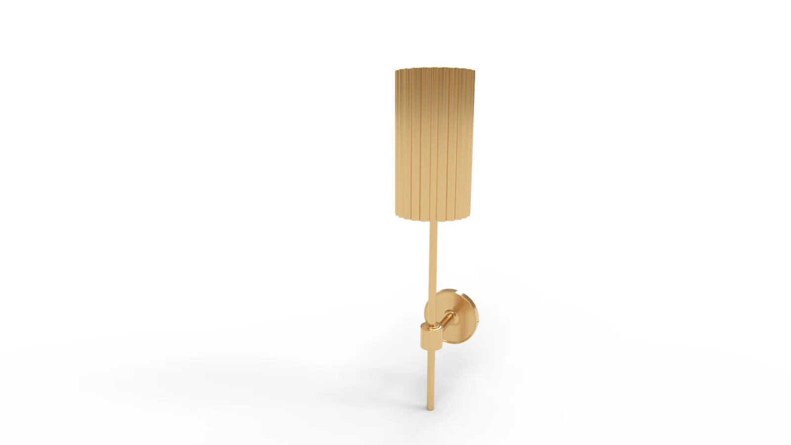 FLUTED GOLD WALL SCONCE - Image 3