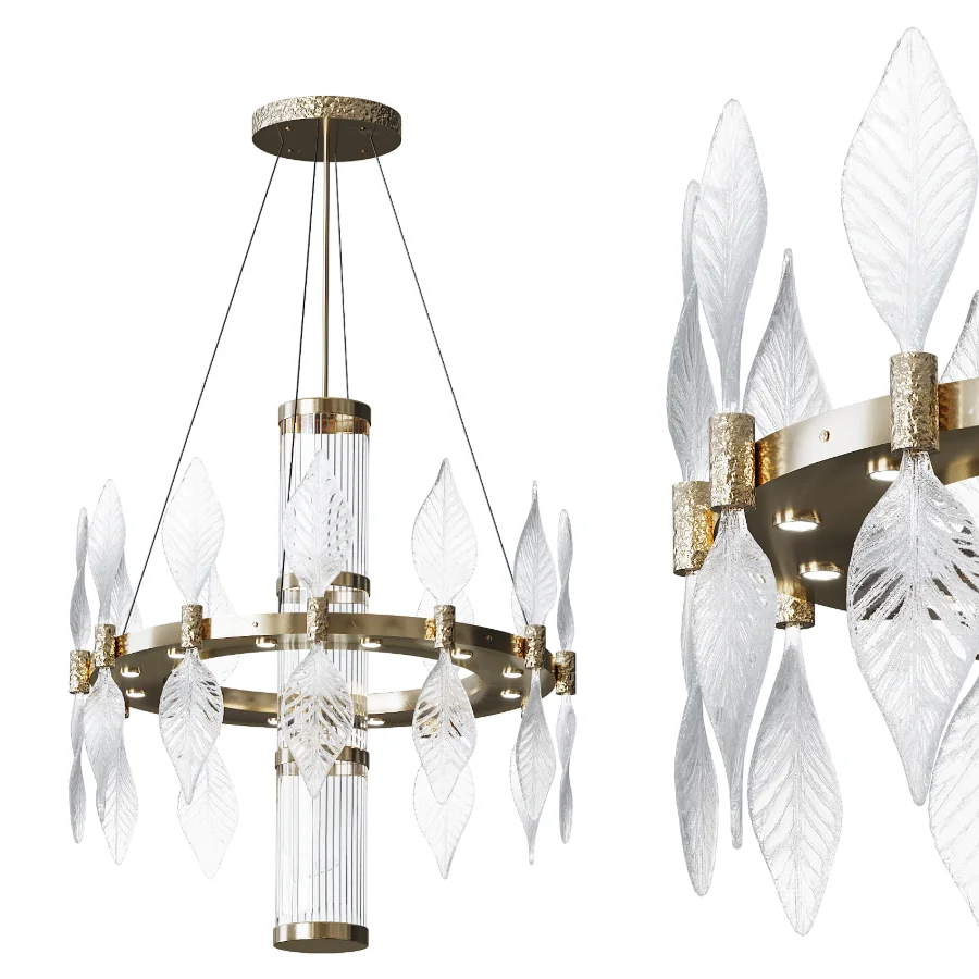 Shiny large 24-light chandelier - Image 1