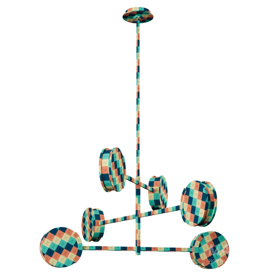 Melange 48″ Multi-Positional Chandelier by Visual Comfort - Image 5