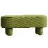 Bellamy Olive Velvet Bench - Thumbnail 1