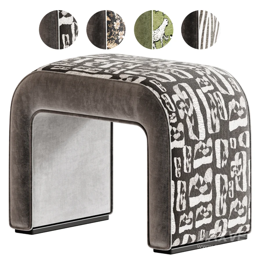 Pouf McGear tapestry - Image 4