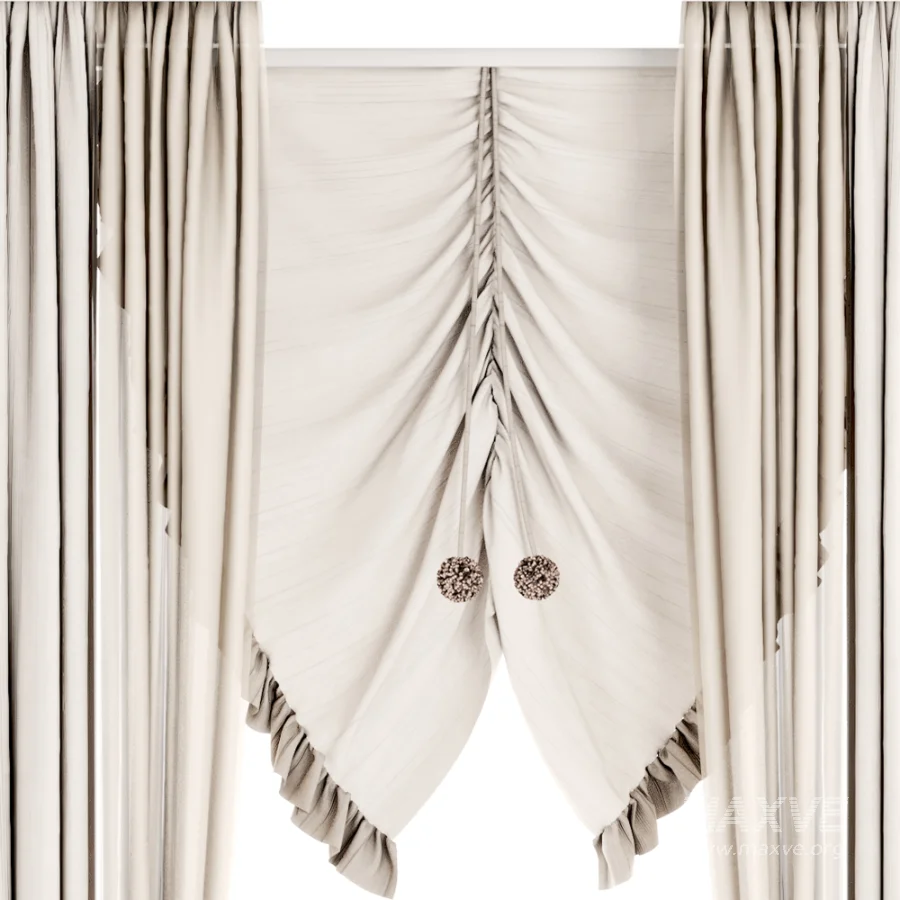 Silk and Cotton Curtain Set 121 - Image 2