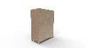 Herringbone Wood Accent Storage Cabinet With 2 Doors - Thumbnail 6