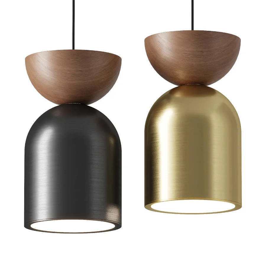 PIET WOOD Pandant Lamp By Lampatron - Image 3