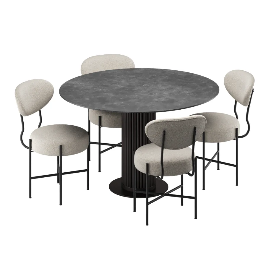 Dining set 07 - Image 1