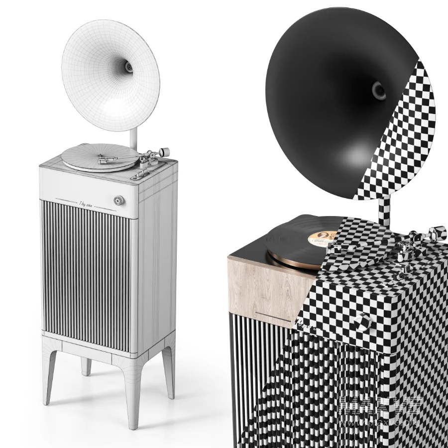 1 BY ONE Gramophone Table - Image 7