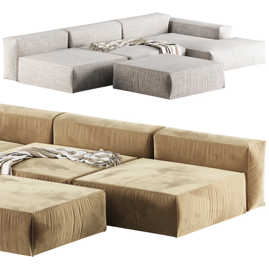 Tofu Sectional Corner Sofa - Image 2