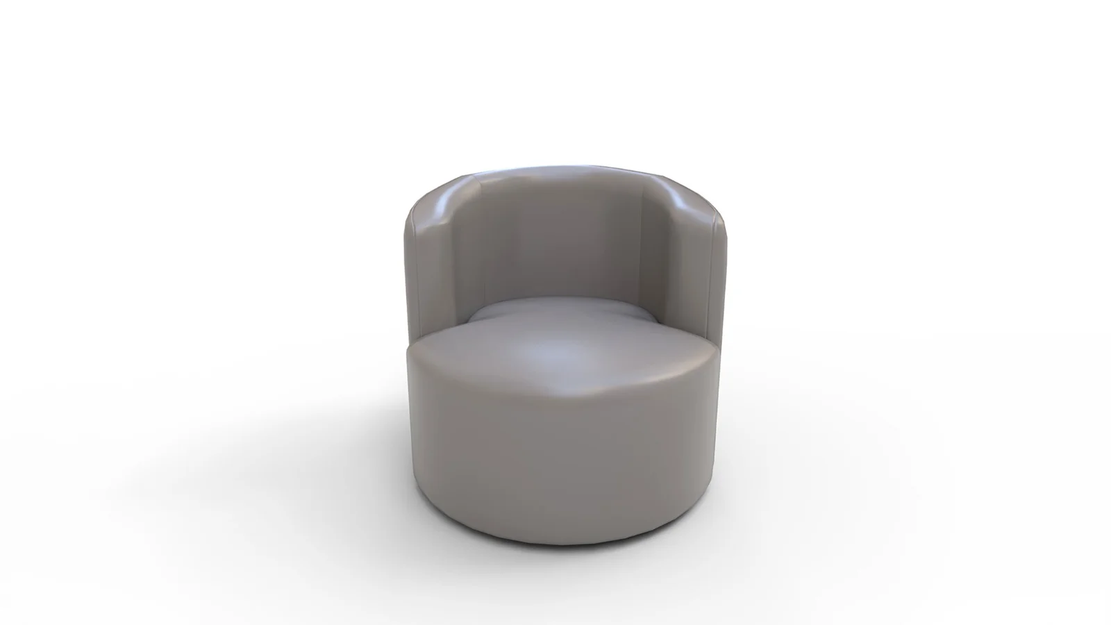 Tub Swivel Chair Talc Linen - Image 2