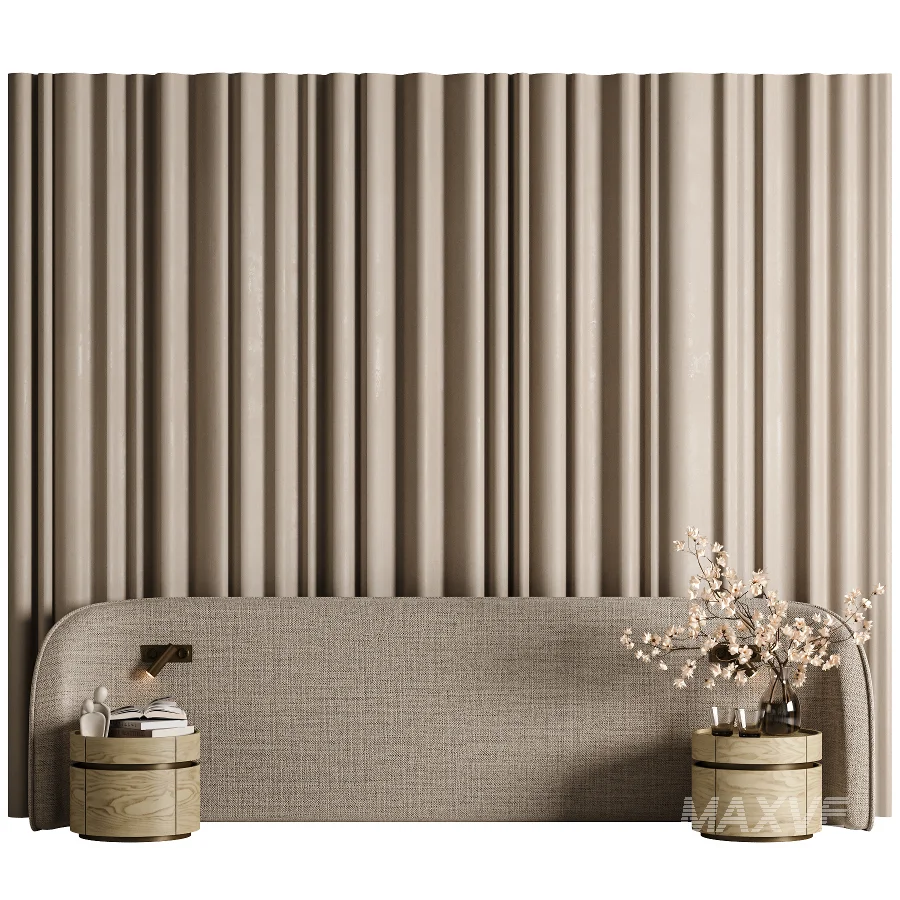 Organic Headboard Set07 - Image 1