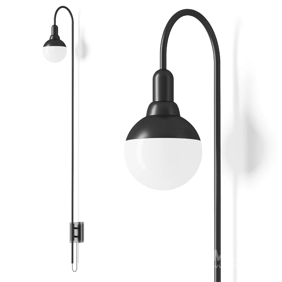 Helmet curve wall lamp by Aromas - Image 2