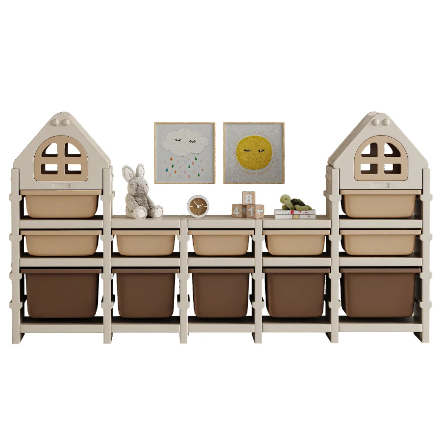 Toy Rack PTSTW12CL 12 drawers-Toy shelving - Image 5