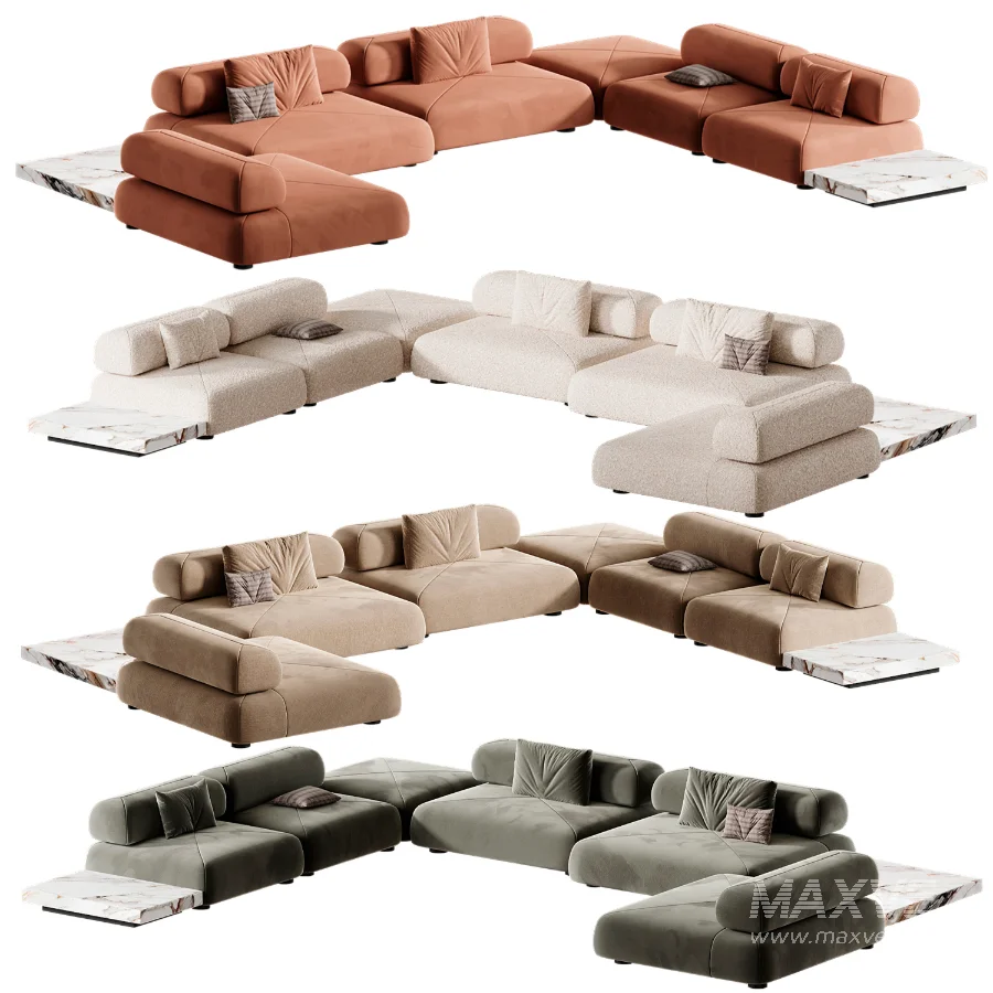 Orion corner modular Outdoor sofa - Image 3