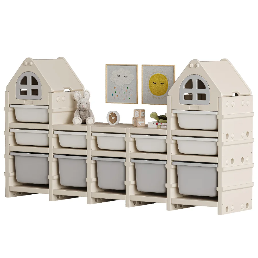 Toy Rack PTSTW12CL 12 drawers-Toy shelving - Image 4