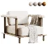 Pia Single Armchair Green - Thumbnail 1