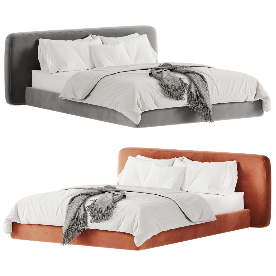 Modern Double Bed - Image 5