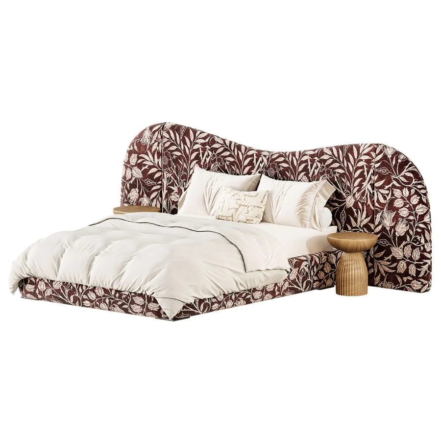 Lulu and Georgia Gladys Extended Headboard Platform Bed - Image 4