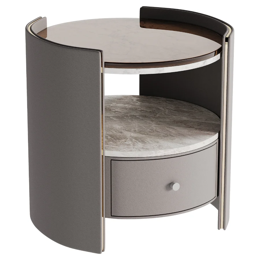 Comodini Round Bedside Table - Image 3